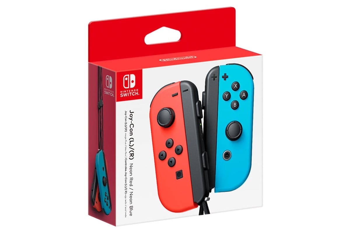 Nintendo Switch Joy-Con Controller Pair | Neon Red & Neon Blue