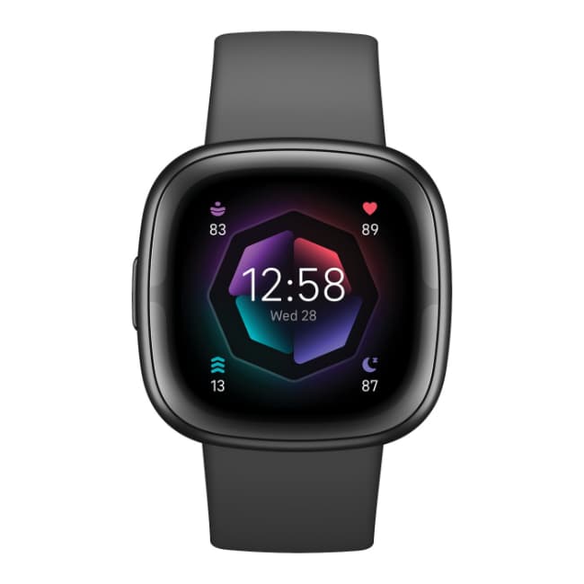 Fitbit Sense 2 Health & Fitness Smartwatch - Shadow Grey / Graphite Aluminum | FB521BKGB
