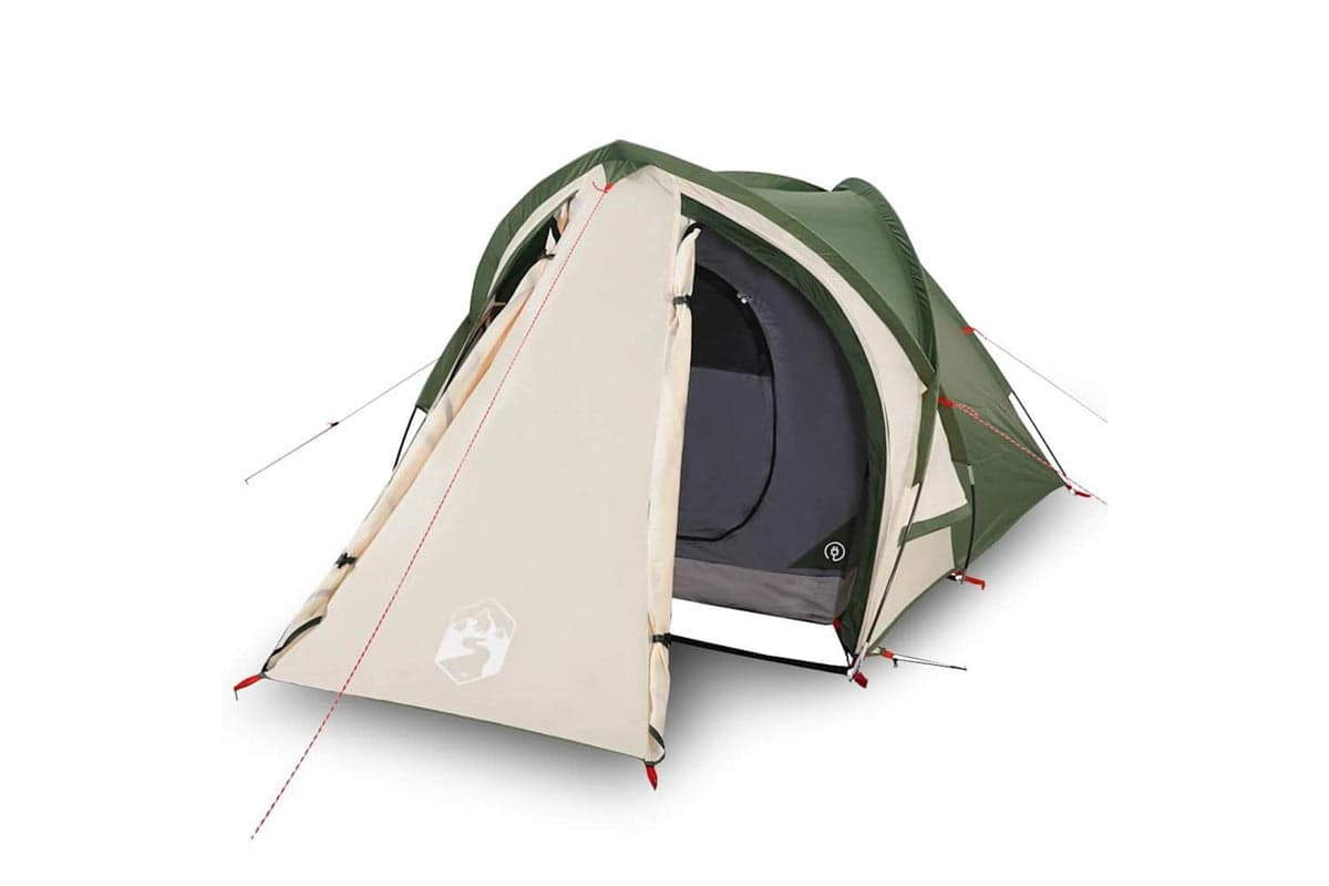 Vidaxl Camping Tent Dome 2-person Green Waterproof