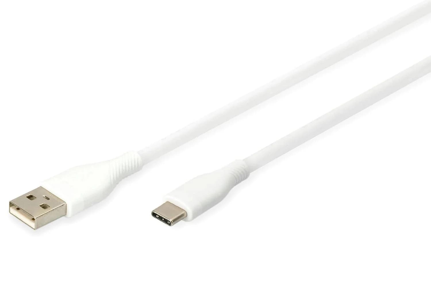 Digitus USB-C to USB-A Silicone Connection Cable  | 1m | White