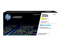 HP - 212X - High Yield - yellow - original - LaserJet - toner cartridge (W2122X)