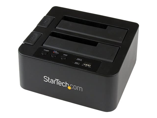 STARTECH.COM - Startech Dual Bay Hard Drive Duplicator, Standalone USB 3.0 (5 Gbps) eSATA to 2.53.5 SATA III HDDSSD ClonerCopier, Hard Drive Docking Station - Hard Disk Cloner - storage controller - SATA 6Gb/s - USB 3.0