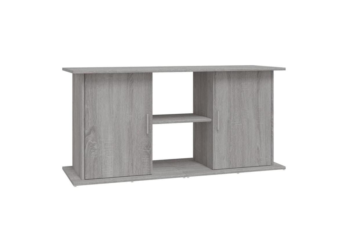 Vidaxl Aquarium Stand Grey Sonoma 121x41x58 Cm Engineered Wood