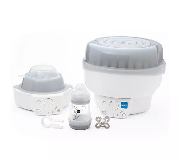 MAM Electric Steriliser & Express Bottle Warmer - Grey