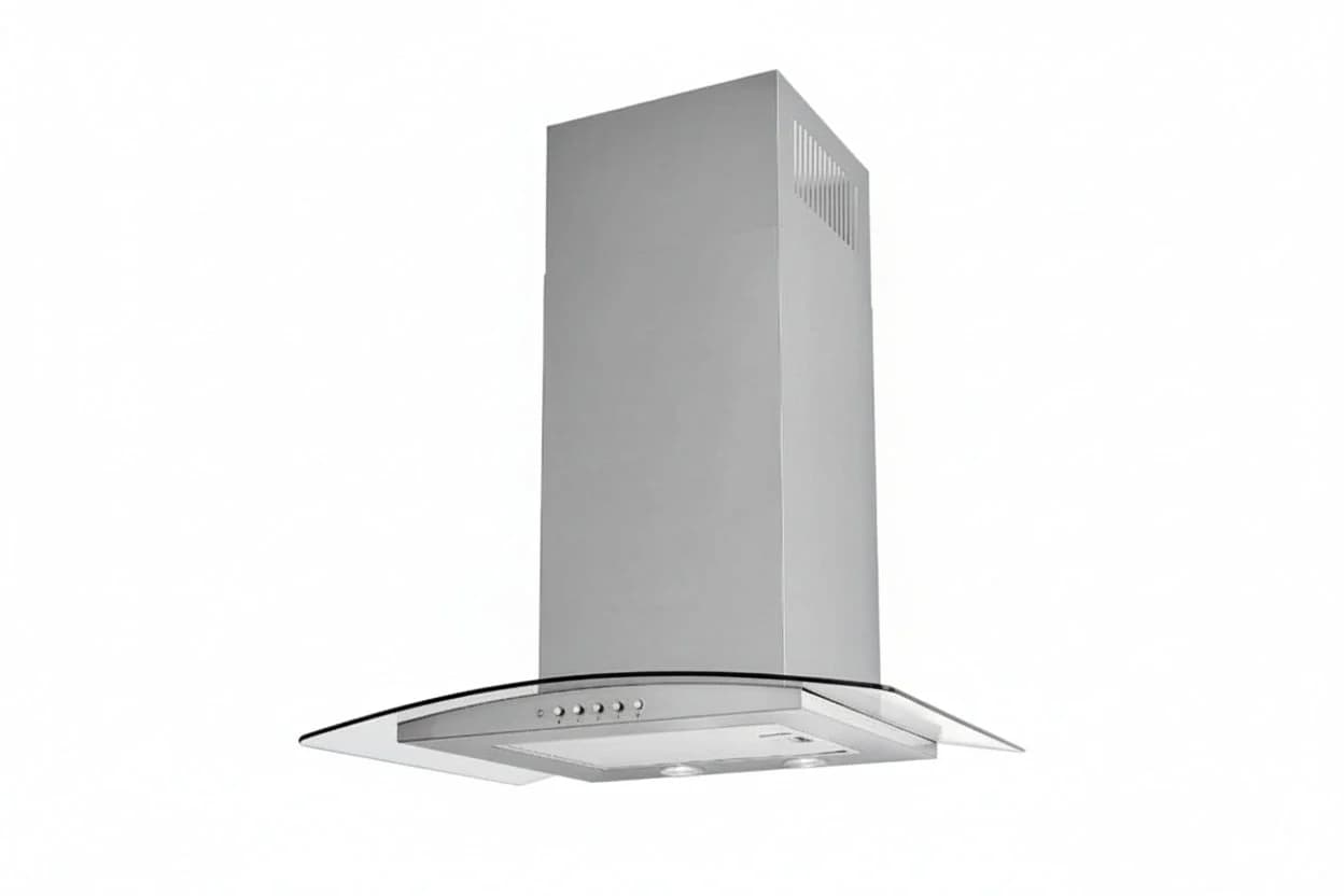 Luxair 60cm Curved Artis Cooker Hood | LA60ARTIS-CVDSS | Stainless Steel