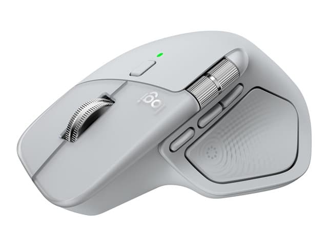 LOGITECH - MX Master 4 - mouse - Bluetooth, 2.4 GHz - pale grey