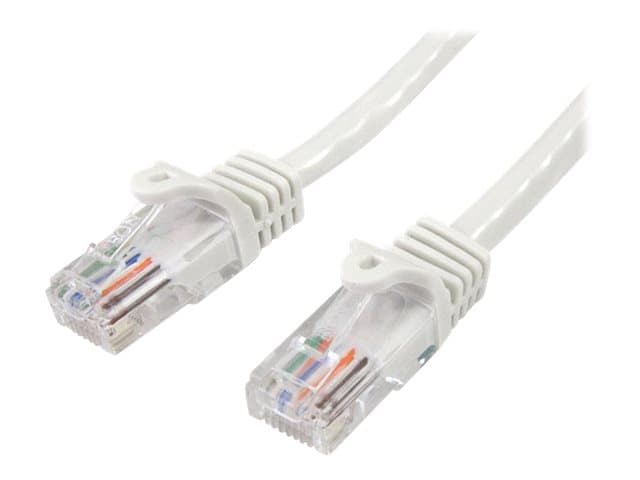 STARTECH.COM - Startech 2m White Cat5e / Cat 5 Snagless Patch Cable - patch cable - 2 m - white