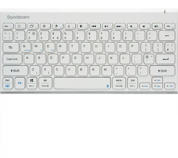 SANDSTROM SKBWHBT25 Wireless Keyboard - White
