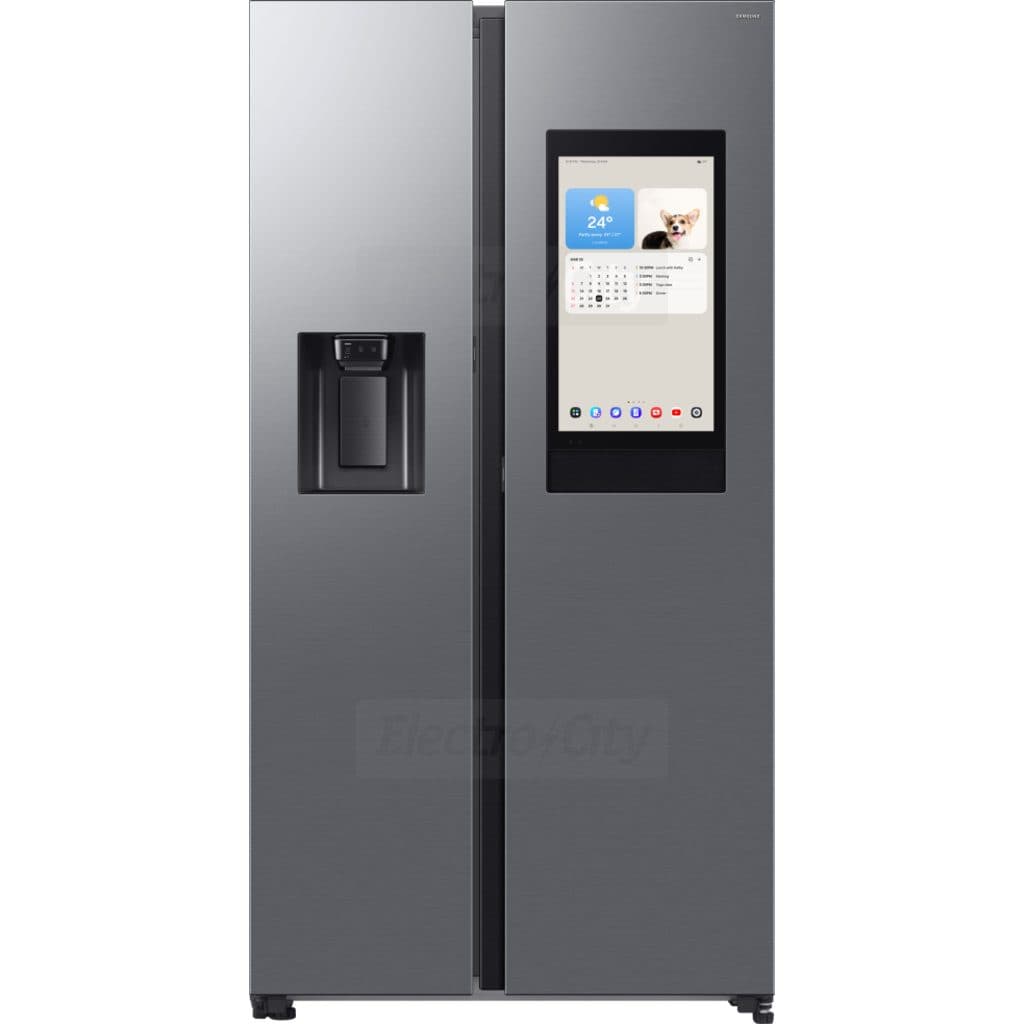 Samsung Bespoke AI Family Hub Smart American Fridge Freezer | Silver