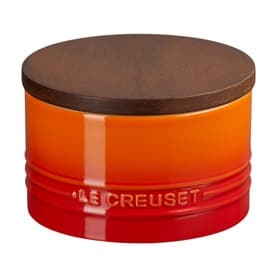 LE CREUSET Stoneware Storage Jar With Wooden Lid