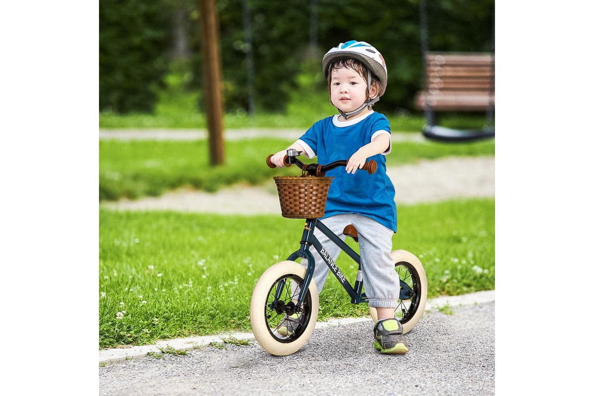 Homcom 370-206BU Kids Balance Toddler Bike | Brown