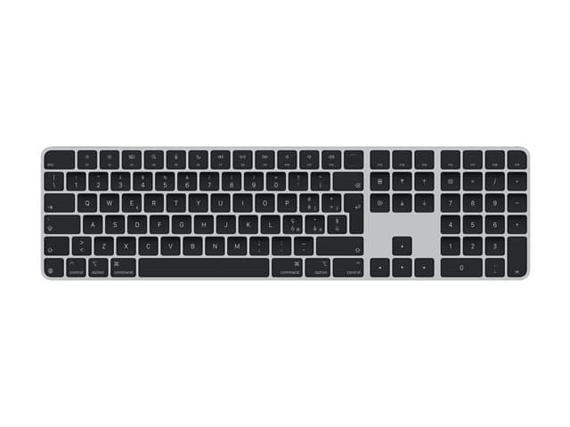 APPLE - Magic Keyboard with Touch ID and Numeric Keypad - keyboard - USB-C - QWERTY - Italian - black keys Input Device