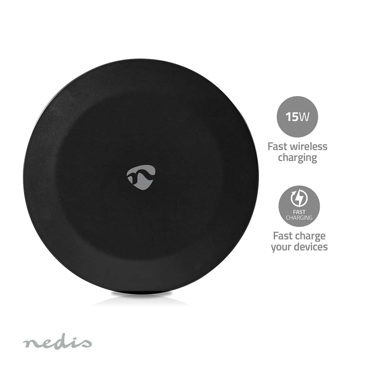 NEDIS 15W FAST WIRELESS CHARGE PAD