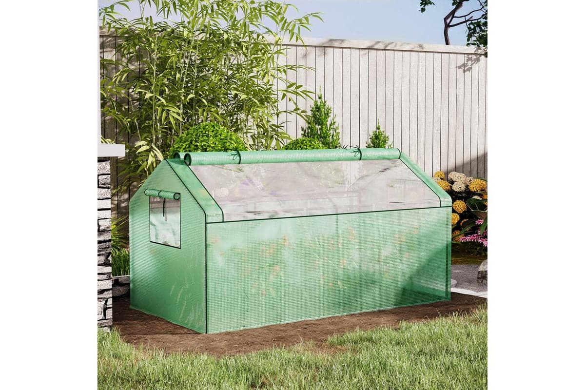 Outsunny Portable Mini Greenhouse | Green