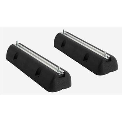 GRADE A1 - ACBFS600AR  Anti-Vibration Noise Reduction Rubber Floor Stand Base Set of 2 for Air Conditioner Unit / Heat Pump up to 400 kg 600mm length