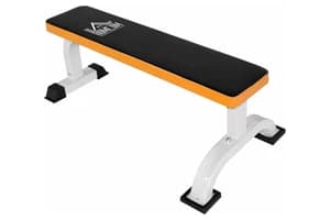 Homcom B1-9904 Fitness Barbell Bench | Black/Orange