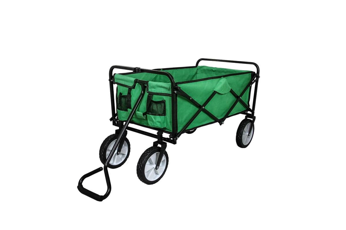 Monstershop 25249 - Foldable Garden Cart Green