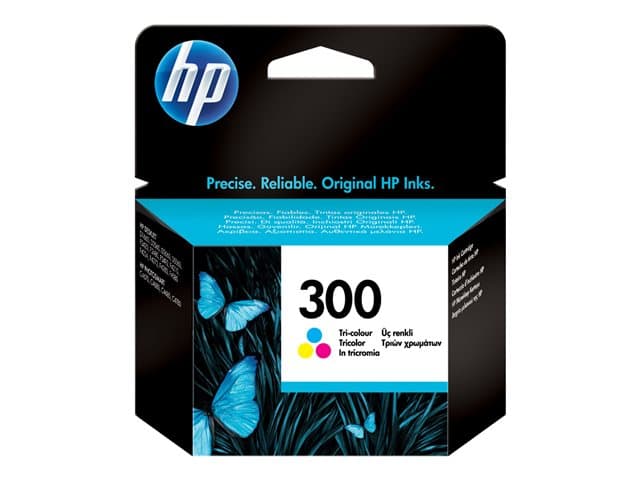 HP - 300 - colour (cyan, magenta, yellow) - original - ink cartridge