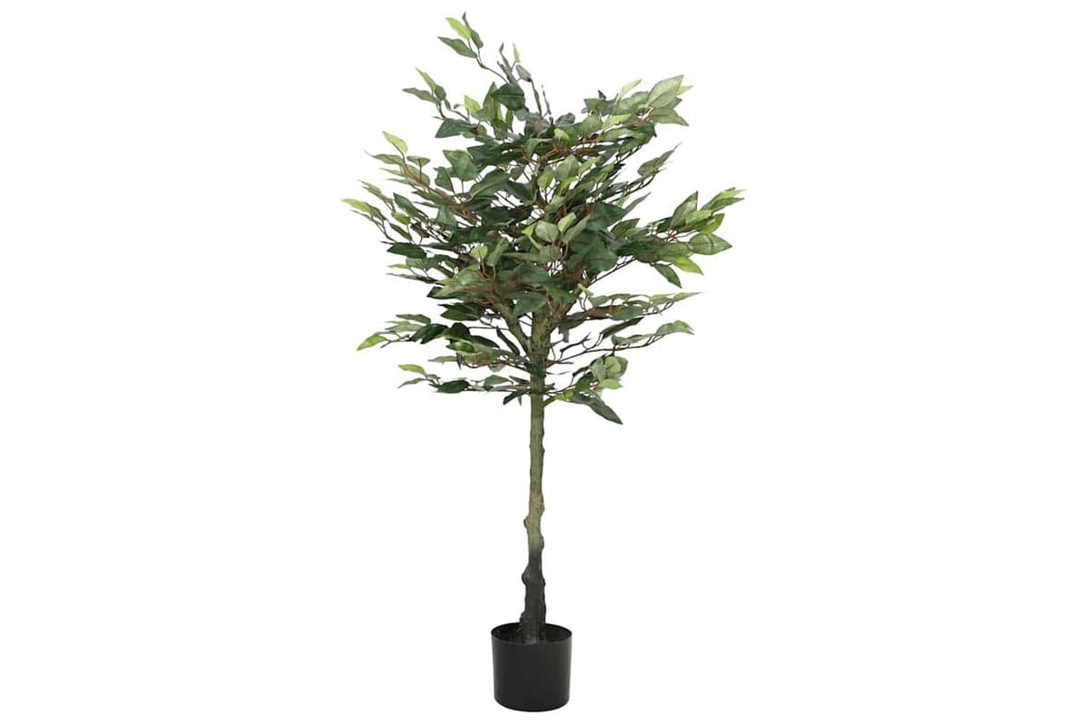 Artificial Ficus Tree 480 Leaves 130 Cm Green