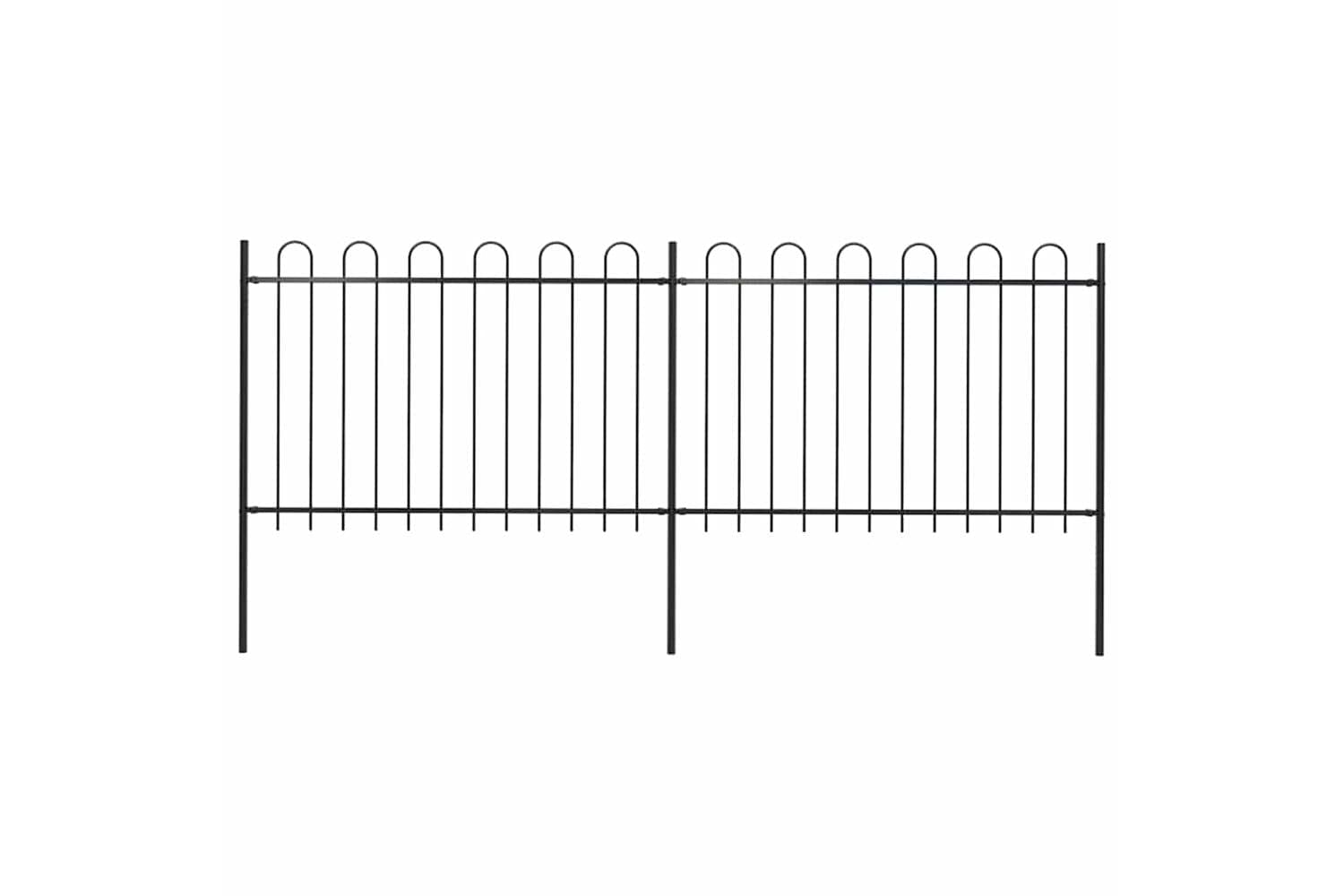 Vidaxl Garden Fence Steel