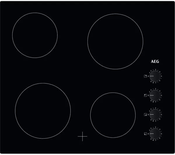 AEG HK614000CB 59 cm Electric Ceramic Hob - Black