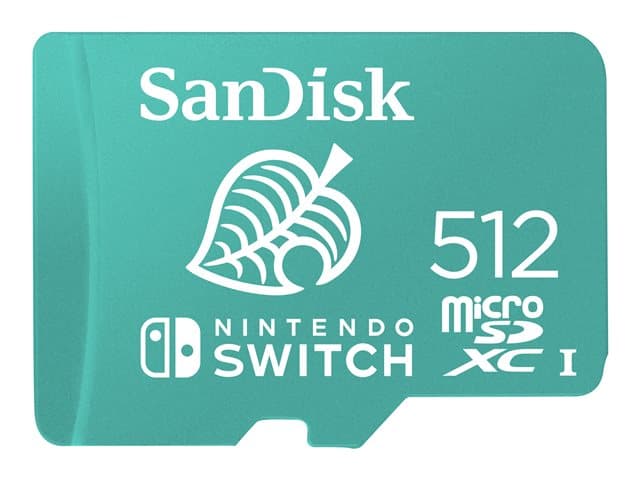 SANDISK - Nintendo Switch - Flash memory card - 512 GB - UHS-I U3 / Class10 - microSDXC UHS-I