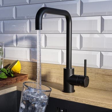 ONLY OPENED - Pronto Elwood Single Lever Filter Water Kitchen Tap - Matt Black