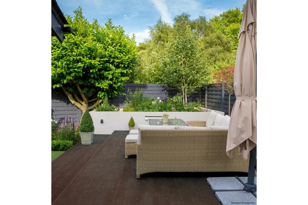 Monstershop 25408 - JardÃ£Â­ Composite Decking - 6 Sqm - Conke