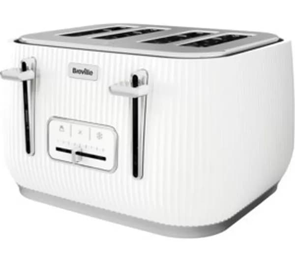 BREVILLE Linear VTR031 4-Slice Toaster - White