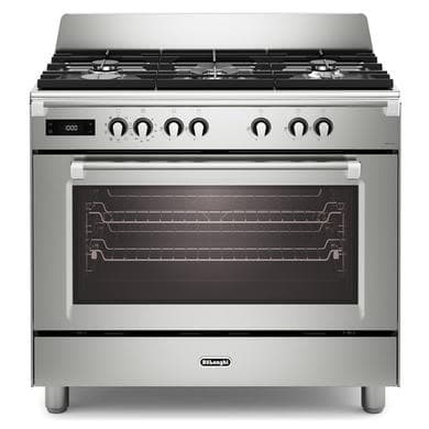 DeLonghi 90cm Dual Fuel Range Cooker - Stainless Steel