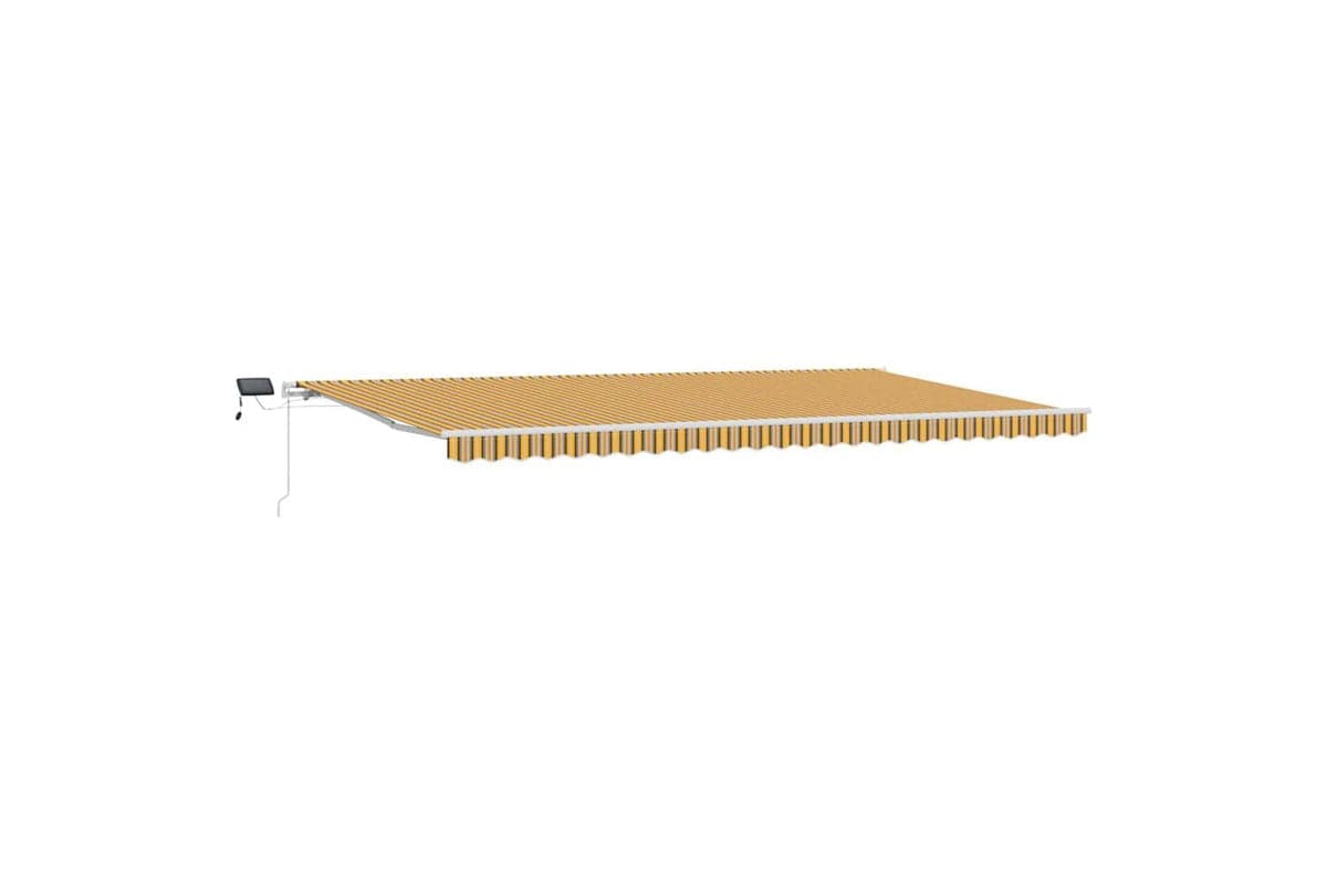 Vidaxl Retractable Awning With Manual 600 X 350 Cm Multicolour