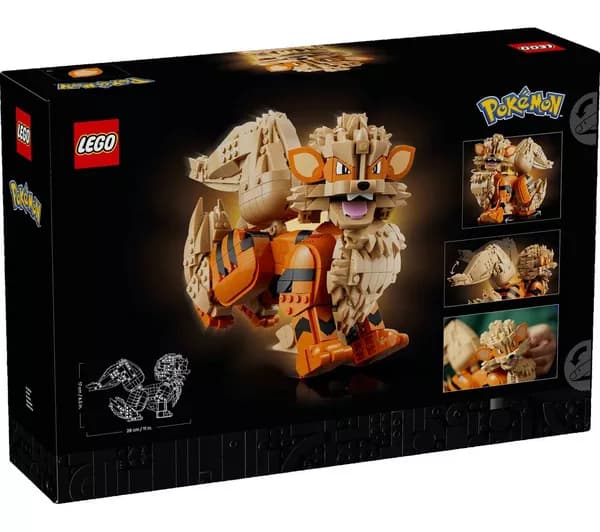 LEGO Pokémon 72160 Arcanine Set for Adults