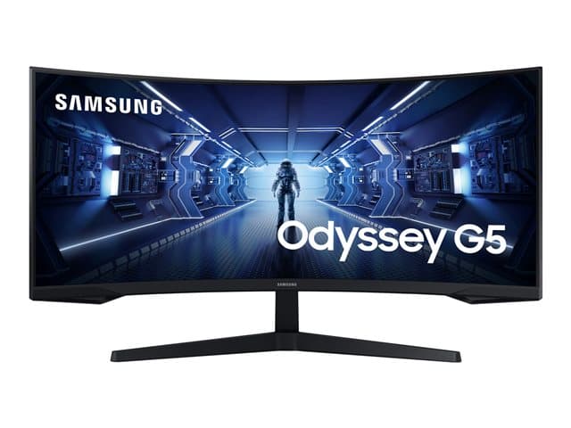 SAMSUNG - Odyssey G5 C34G55TWWP - G55T Series - LED monitor - curved - 34" - HDR