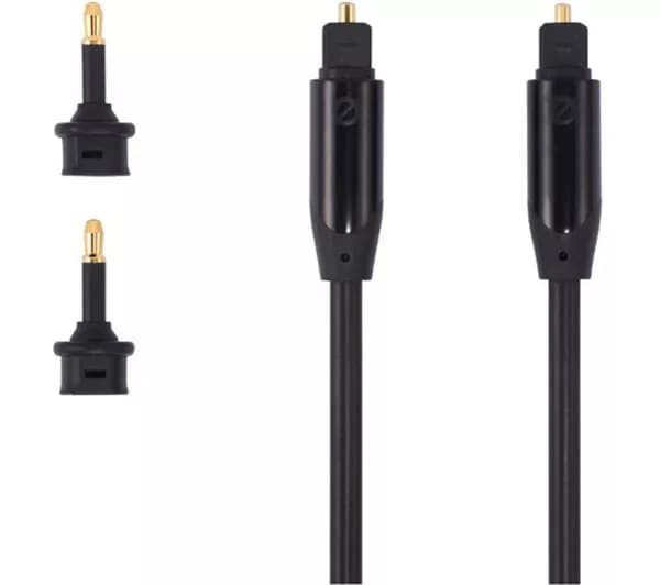 SANDSTROM Black Series S1OPT114X Digital Optical Cable - 1 m
