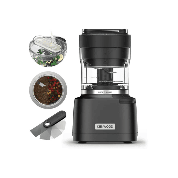 Kenwood CHP80000B, Duo Prep 2-in-1 Chopper/Grinder, Black