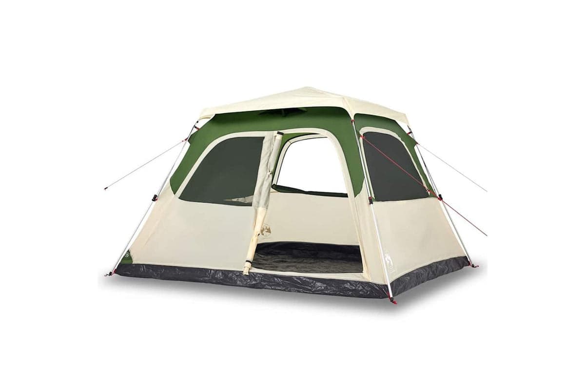 Vidaxl Family Tent Dome 6-person Green Quick Release