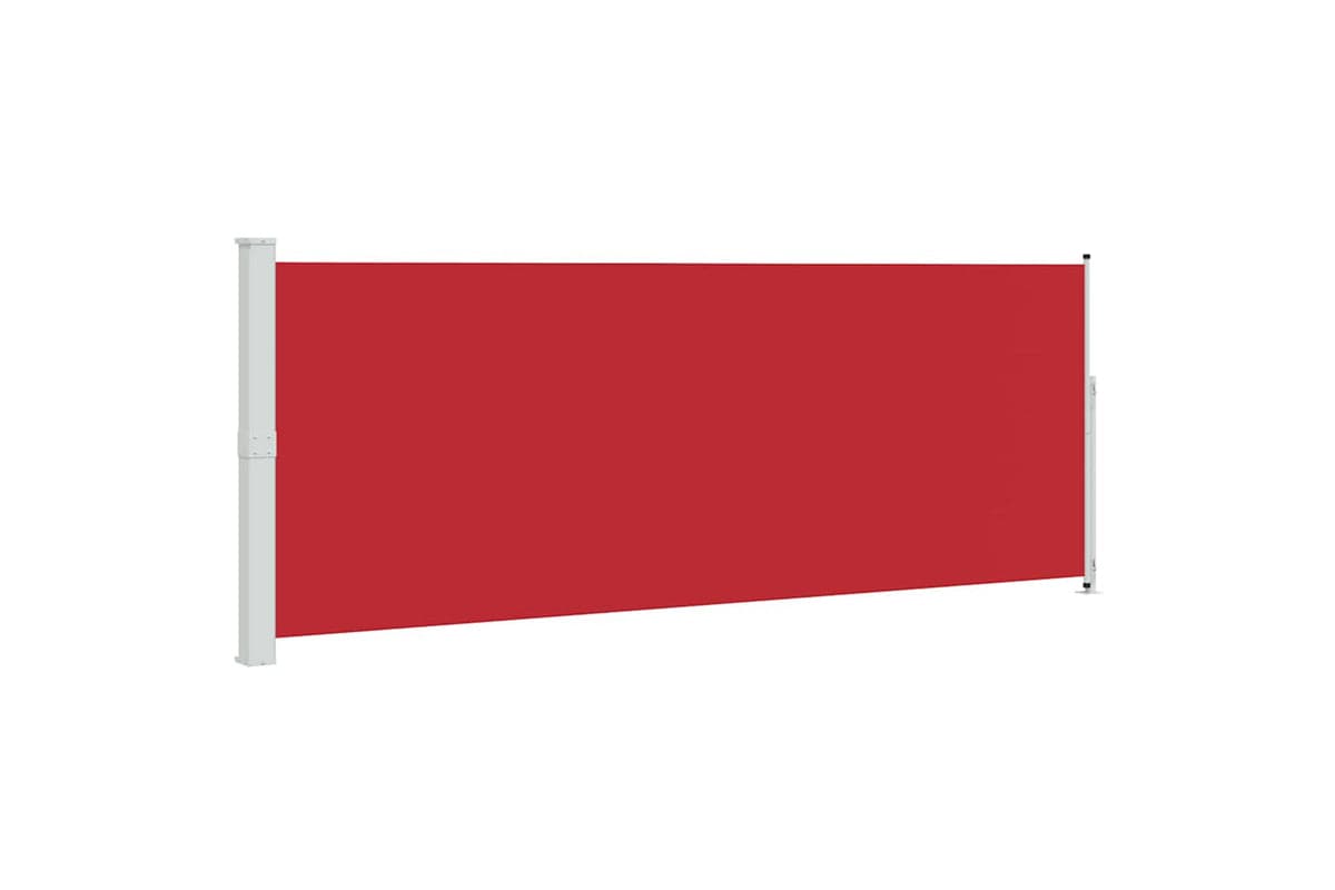 vidaXL 313410 Patio Retractable Side Awning 180x500cm Red