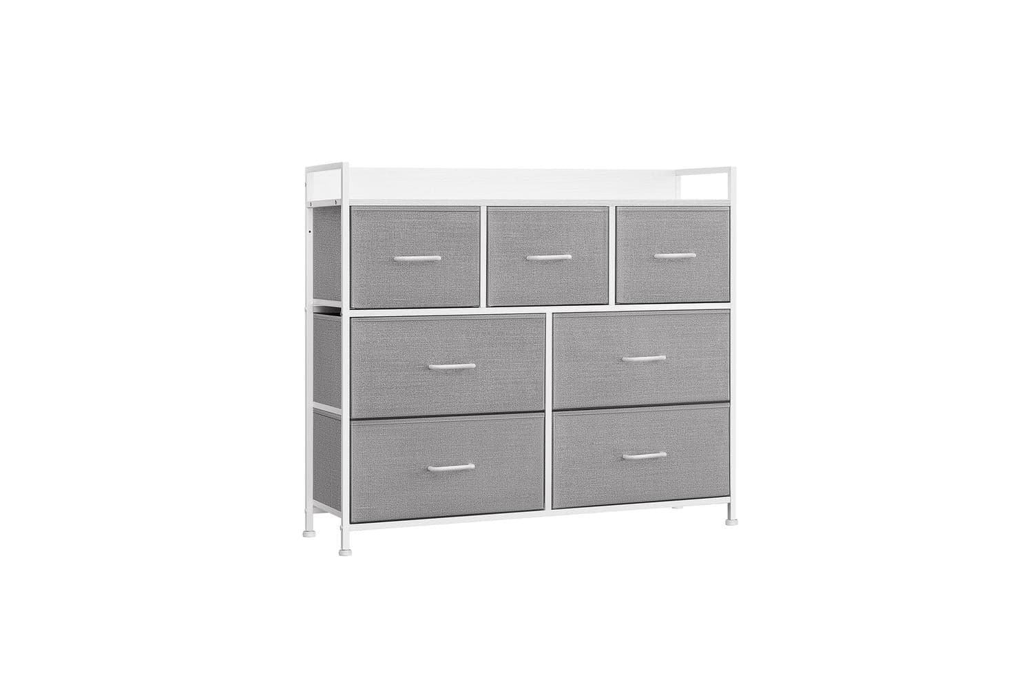 Songmics Dresser Unit | Chest Of Drawers | Particleboard And Steel | 11.2"d X 38.6"w X 33.5"h