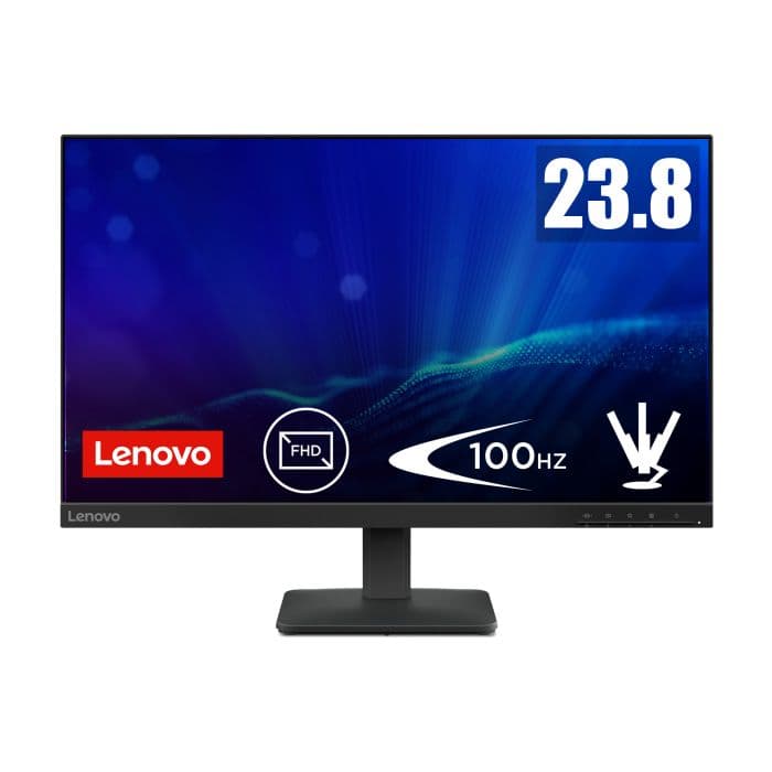 Lenovo 68C2KAC1UK, 23.8", 100Hz, Monitor, Black