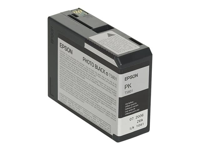 EPSON - T5801 - photo black - original - ink cartridge