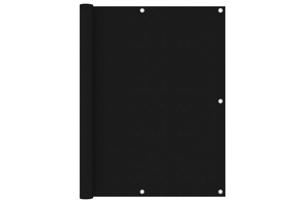 vidaXL 135064 Balcony Screen Black 120x300cm Oxford Fabric