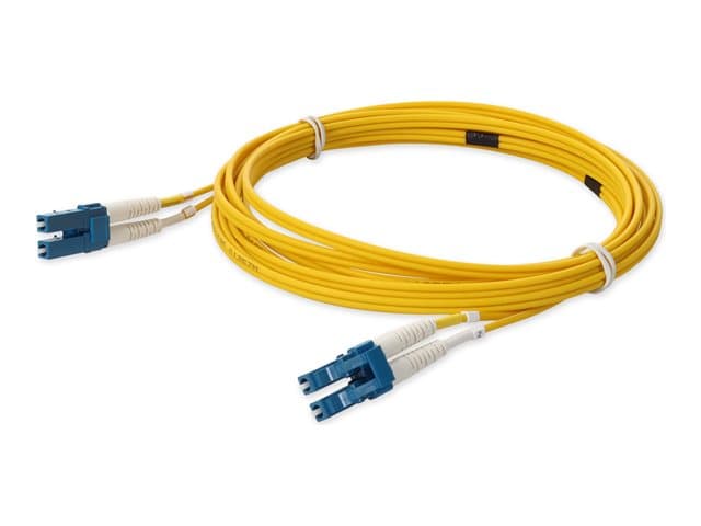 ADDON NETWORKING - AddOn - Patch cable - LC/UPC single-mode (M) to LC/UPC single-mode (M) - 3 m - fibre optic - duplex - 9 / 125 micron - OS2 - halogen-free - yellow - for P/N: DWDM-SFP10G-54.94-40-I-AO, SFP-16GB-DW31-40-C-AO, SFP-16GB-DW45-40-C-AO