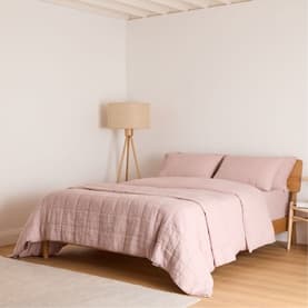 Blush Pure Linen Duvet Set