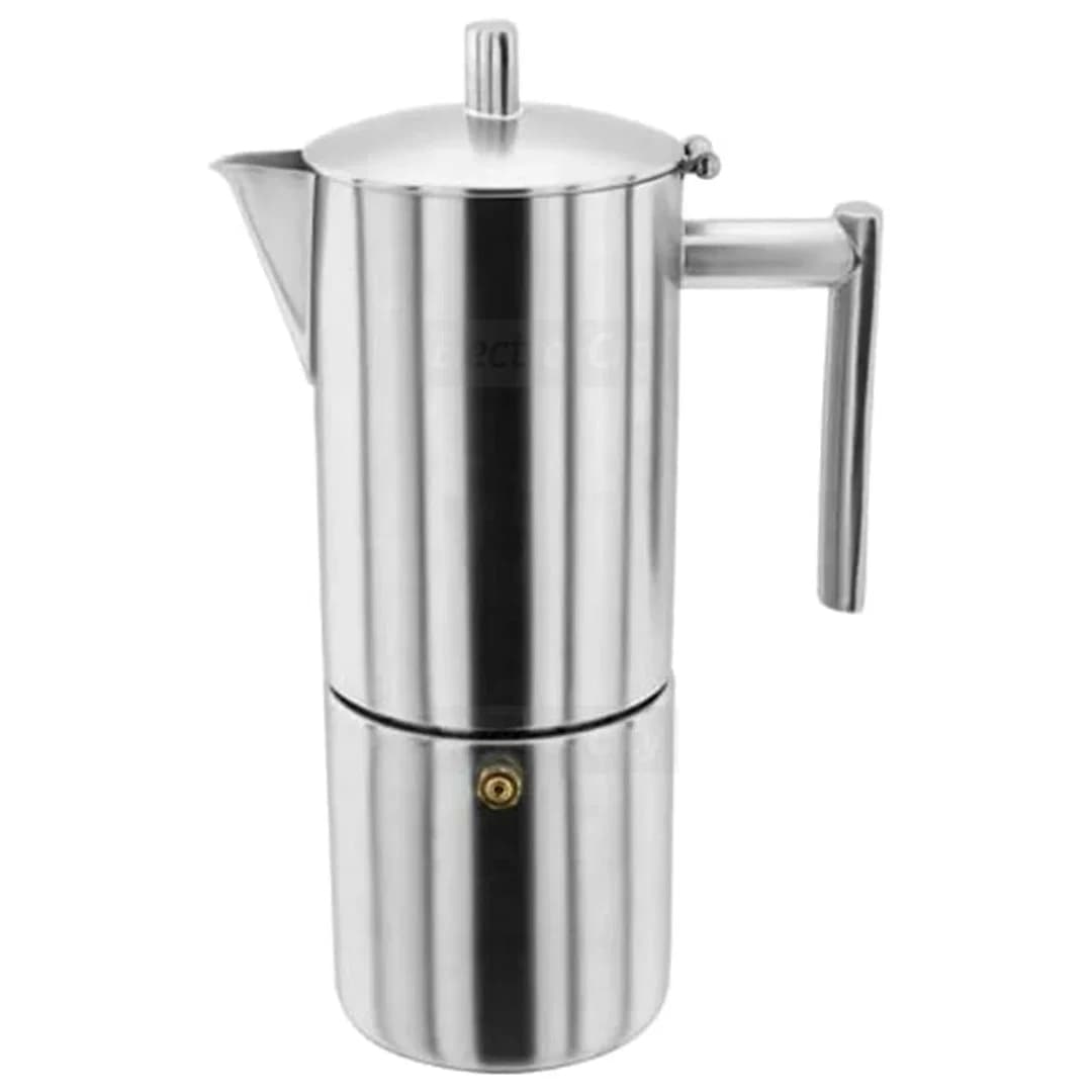 Stellar Matt 6 Cup Stovetop Espresso Maker | Stainless Steel
