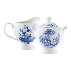 Archive Blue Cream and Sugar Set