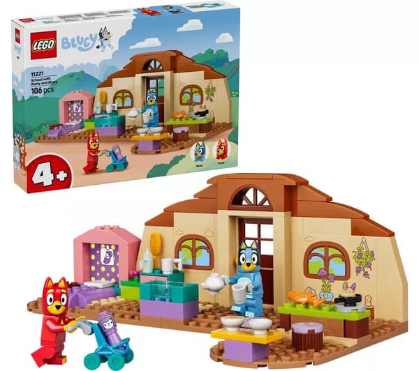 LEGO 11221 School with Rusty and Bluey Set