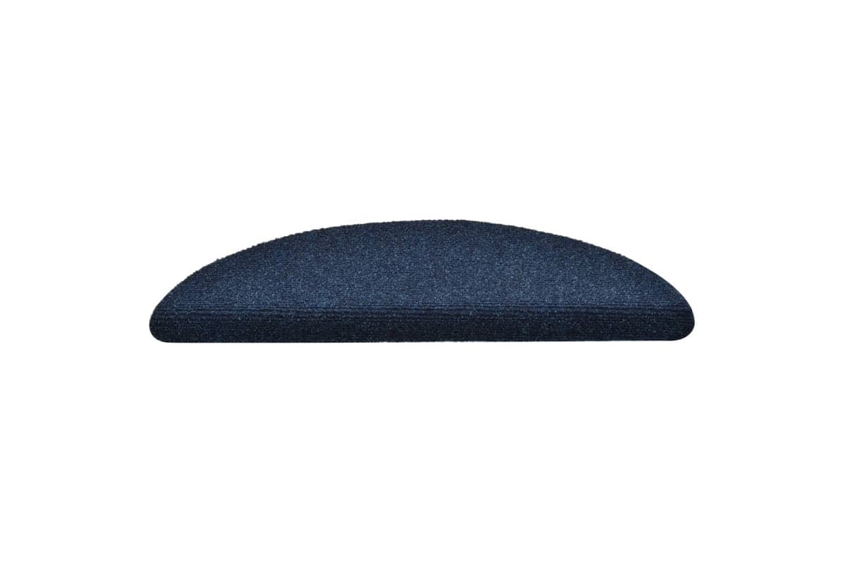 vidaXL 149695 Self-adhesive Stair Mats 10 Pcs Navy 56x17x3cm Needle Punch