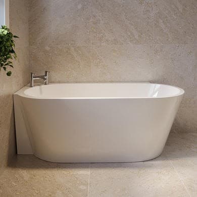 ONLY OPENED - Freestanding Single Ended Left Hand Corner Bath 1600 x 780mm - Cove