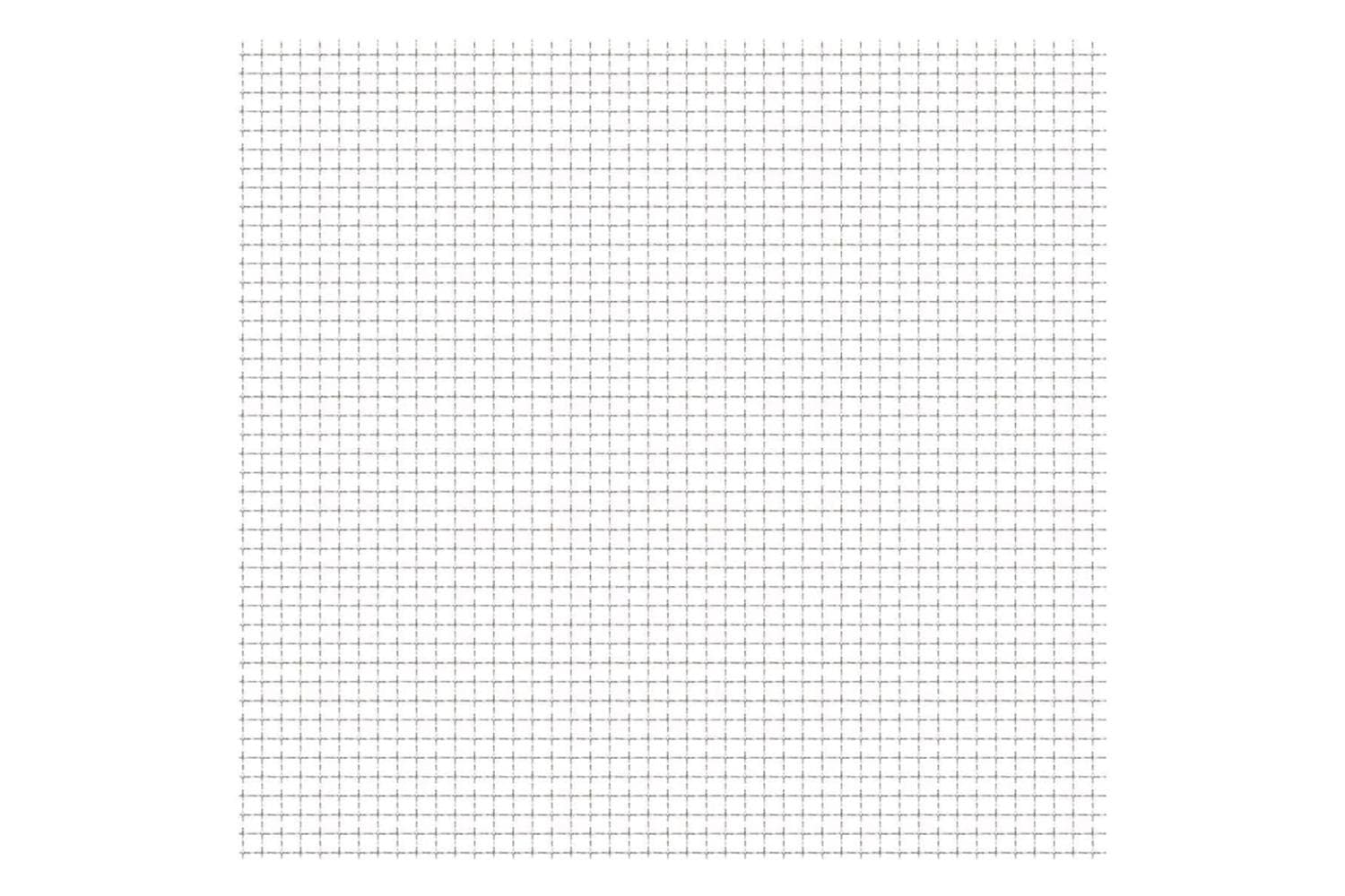 vidaXL 142290 Crimped Garden Wire Fence Stainless Steel 50x50cm 31x31x3mm