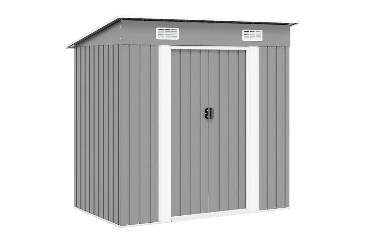 Vidaxl 42982 Garden Shed Grey Metal